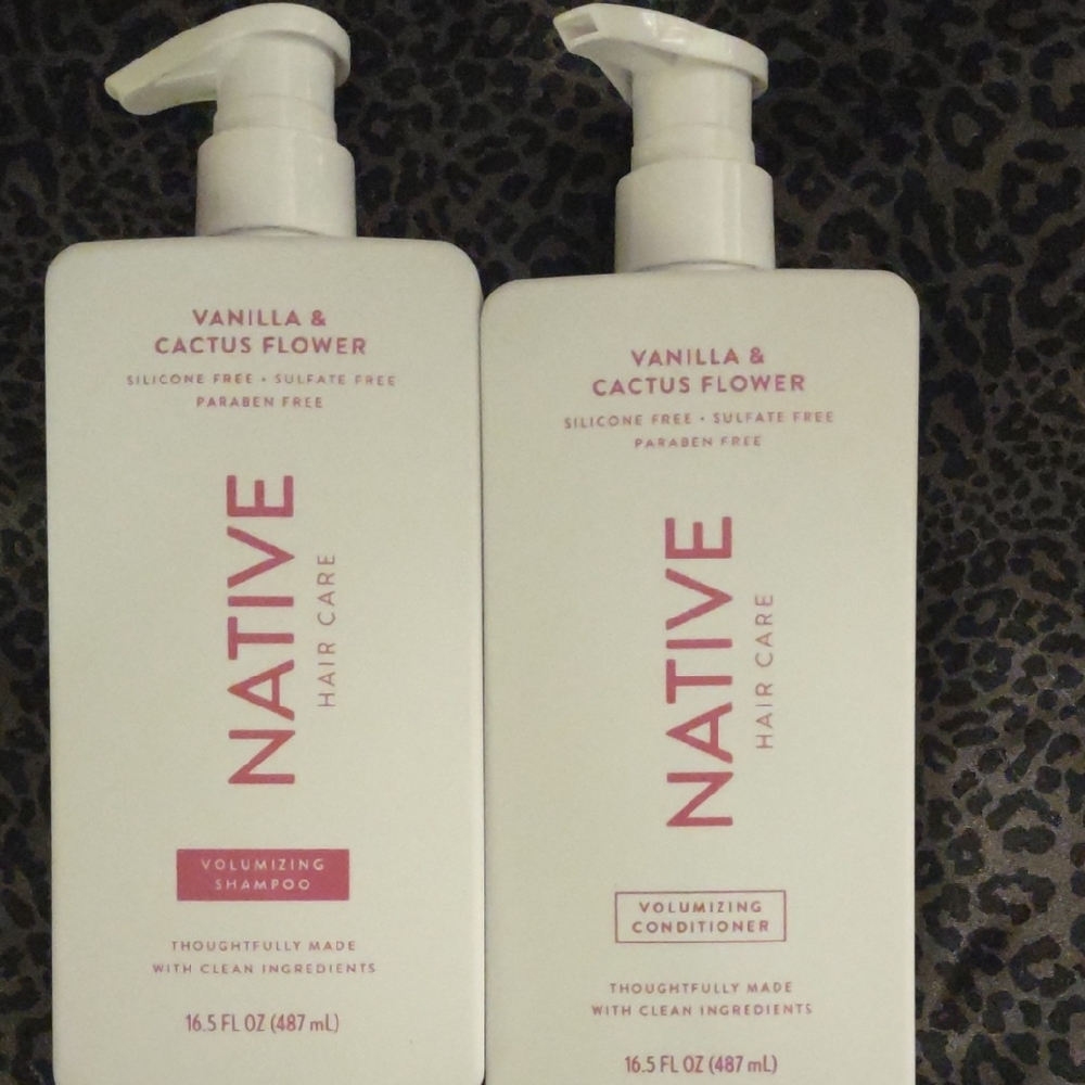 Native Vanilla & Cactus Flower Hair Care Duo